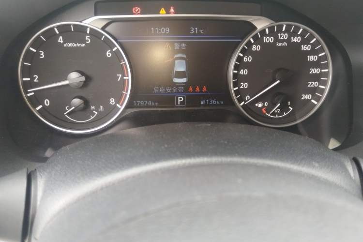 Used Nissan Teana 2022 2.0L XL-TLS Enjoyment Edition Odometer Close Up
