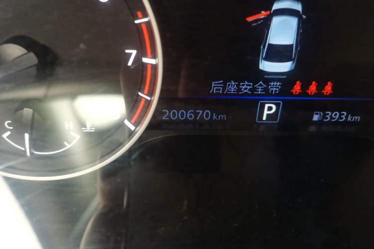 Used Nissan Teana 2022 2.0L XL-TLS Enjoyment Edition Odometer Close Up