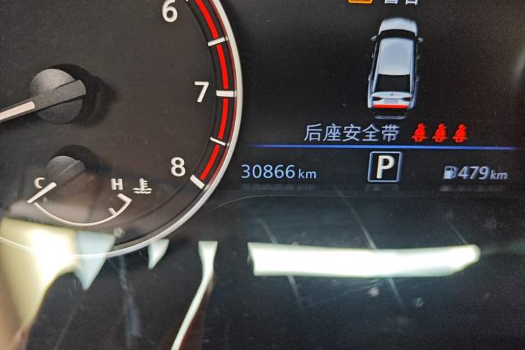 Used Nissan Teana 2022 2.0T XL Enjoyment Edition Odometer Close Up