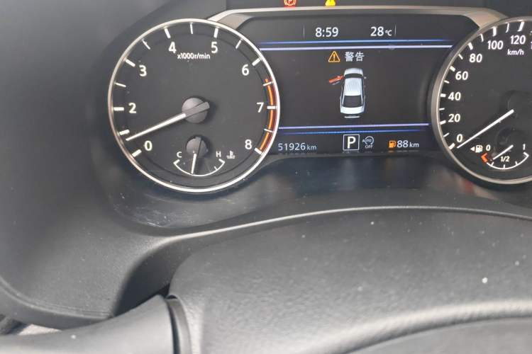 Used Nissan Teana 2022 2.0L XL-TLS Enjoyment Edition Odometer Close Up