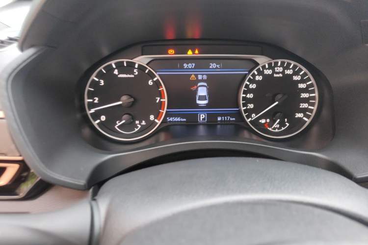 Used Nissan Teana 2024 2.0L SV Black Gold Edition Odometer Close Up