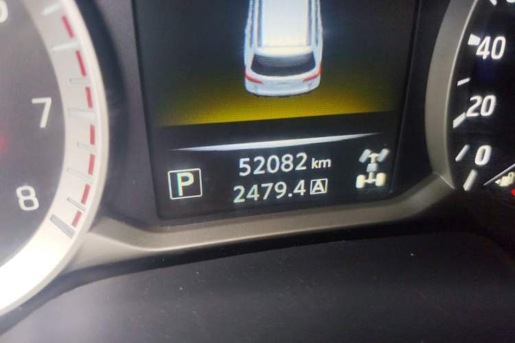 Used Nissan Terra 2018 2.5L Automatic 4x4 Flagship Edition Odometer Close Up
