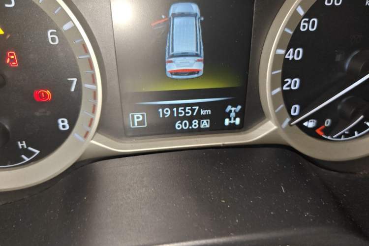 Used Nissan Terra 2018 2.5L Automatic 4x4 Flagship Edition Odometer Close Up