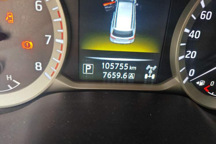Used Nissan Terra 2018 2.5L Automatic 4x4 Flagship Edition Odometer Close Up