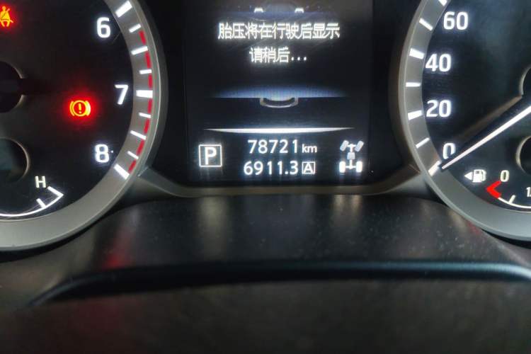 Used Nissan Terra 2020 2.5L XV 4WD Automatic Four-Wheel Drive Flagship Edition Odometer Close Up