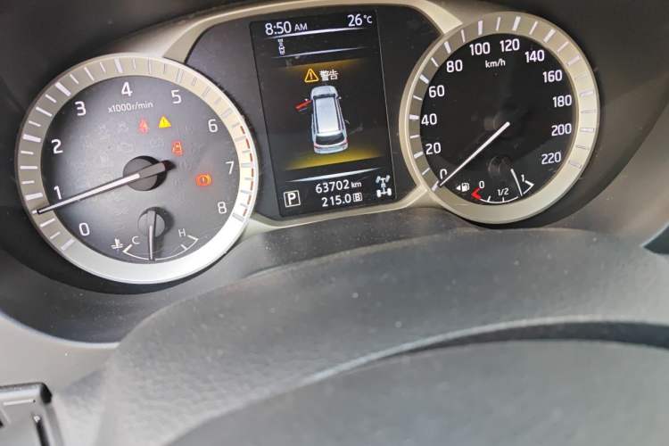 Used Nissan Terra 2020 2.5L XV 4WD Automatic Four-Wheel Drive Flagship Edition Odometer Close Up