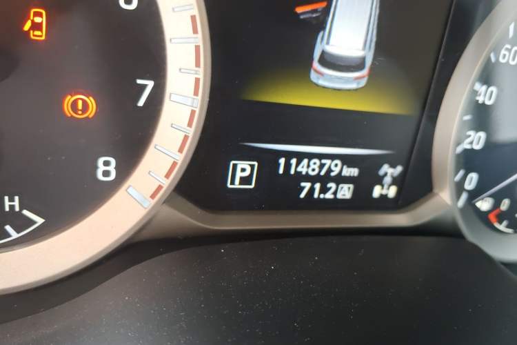 Used Nissan Terra 2020 2.5L XL Upper 4WD Automatic Four-Wheel Drive Luxury Edition Odometer Close Up