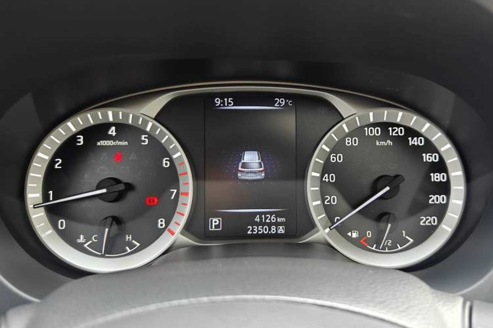 Used Nissan Terra 2020 2.5L XL Upper Automatic Two-Wheel Drive Luxury Edition Odometer Close Up