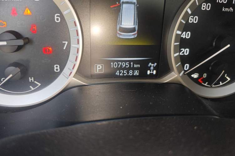 Used Nissan Terra 2020 2.5L XL Upper 4WD Automatic Four-Wheel Drive Luxury Edition Odometer Close Up