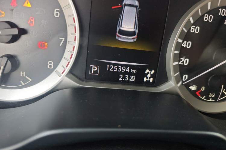 Used Nissan Terra 2020 2.5L XL Upper 4WD Automatic Four-Wheel Drive Luxury Edition Odometer Close Up