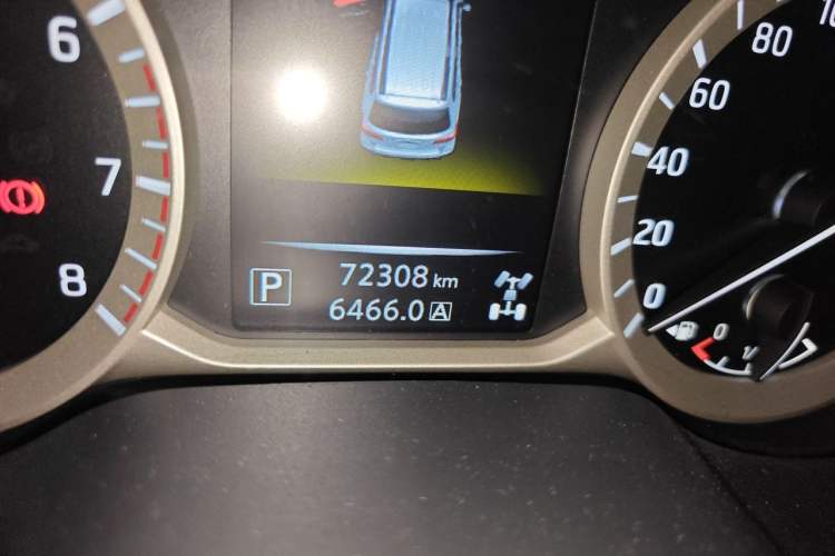 Used Nissan Terra 2020 2.5L XL Upper 4WD Automatic Four-Wheel Drive Luxury Edition Odometer Close Up