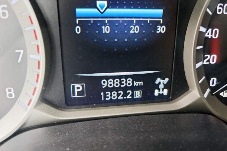 Used Nissan Terra 2020 2.5L XL Upper 4WD Automatic Four-Wheel Drive Luxury Edition Odometer Close Up