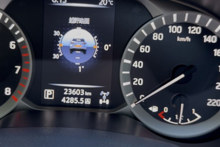 Used Nissan Terra 2020 2.5L XL Upper 4WD Automatic Four-Wheel Drive Luxury Edition Odometer Close Up