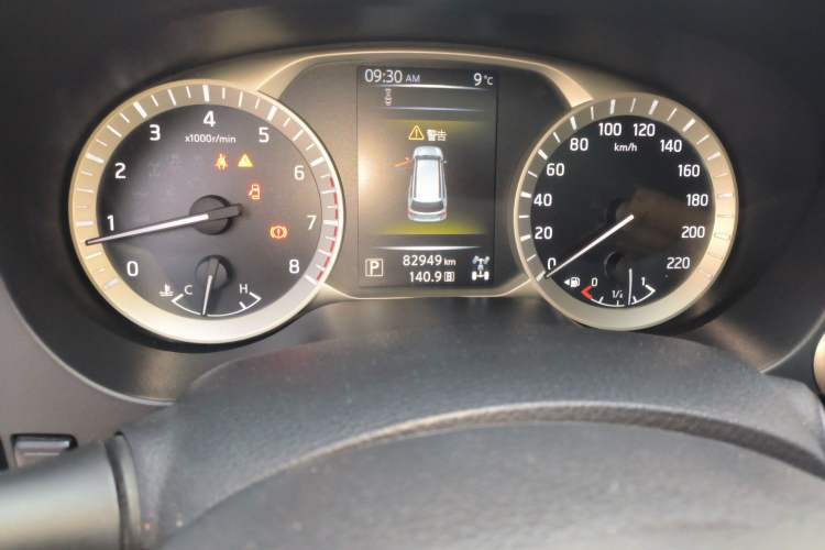Used Nissan Terra 2020 2.5L XV 4WD Automatic Four-Wheel Drive Flagship Edition Odometer Close Up