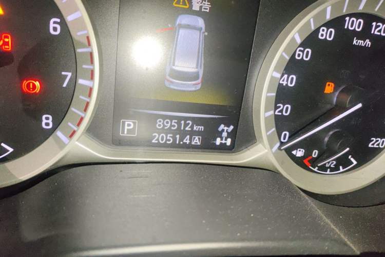 Used Nissan Terra 2020 2.5L XV 4WD Automatic Four-Wheel Drive Flagship Edition Odometer Close Up