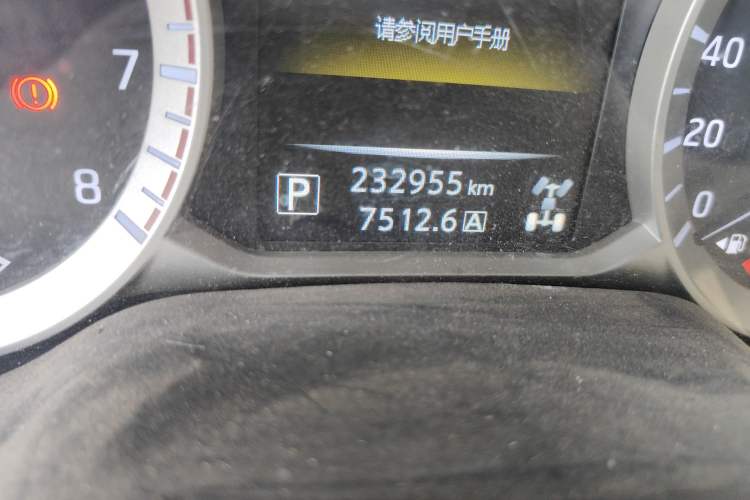 Used Nissan Terra 2020 2.5L XL Upper 4WD Automatic Four-Wheel Drive Luxury Edition Odometer Close Up