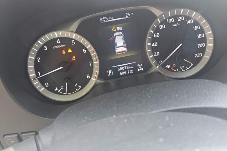 Used Nissan Terra 2020 2.5L XV 4WD Automatic Four-Wheel Drive Flagship Edition Odometer Close Up