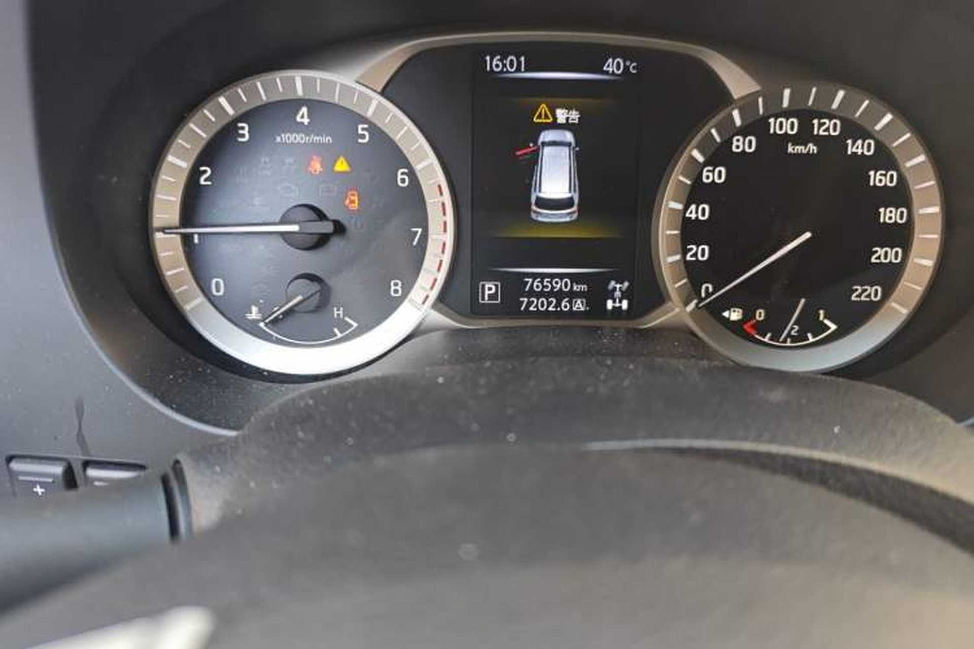 Used Nissan Terra 2020 2.5L XL Upper 4WD Automatic Four-Wheel Drive Luxury Edition Odometer Close Up