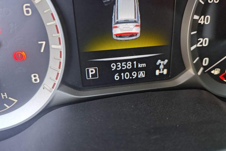 Used Nissan Terra 2020 2.5L XV 4WD Automatic Four-Wheel Drive Flagship Edition Odometer Close Up