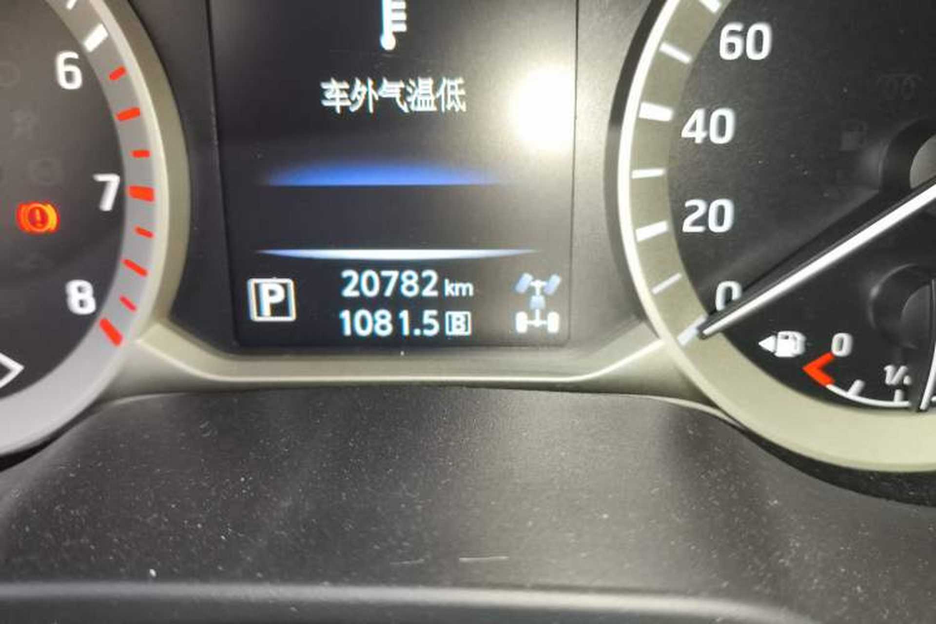 Used Nissan Terra 2020 2.5L XL Upper 4WD Automatic Four-Wheel Drive Luxury Edition Odometer Close Up