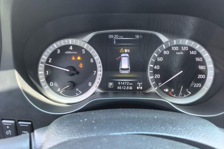 Used Nissan Terra 2020 2.5L XV 4WD Automatic Four-Wheel Drive Flagship Edition Odometer Close Up