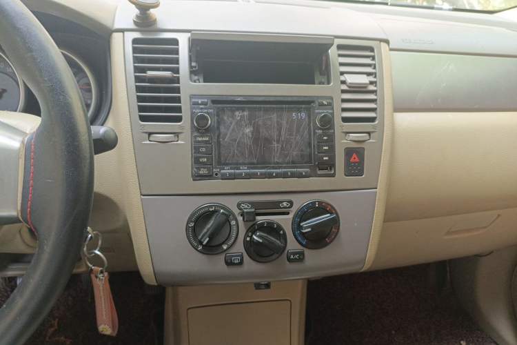 Used Nissan Tiida 2008 1.6L Manual Smart Version Audio And AC Panel