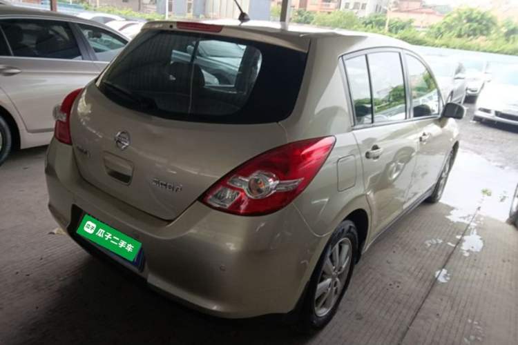 Used Nissan Tiida 2008 1.6L Automatic Fashion Edition Rear Right 45 Deg
