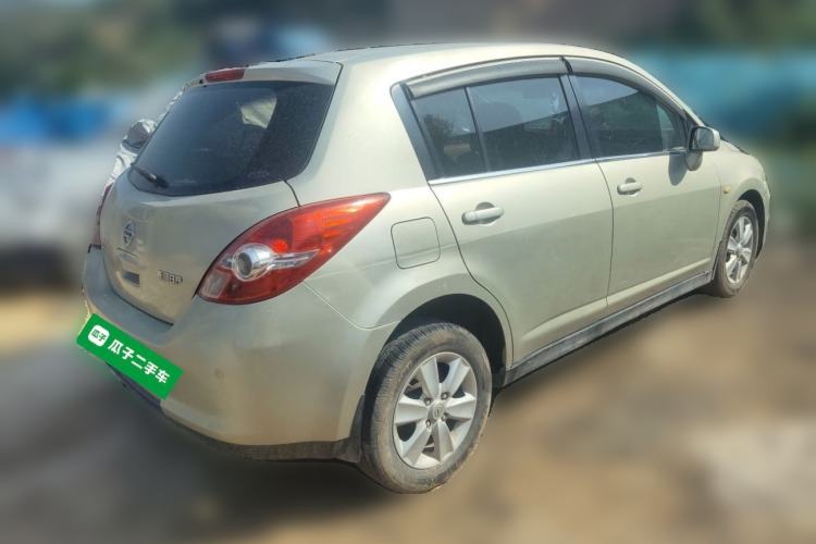 Used Nissan Tiida 2008 1.6L Manual Fashion Model Rear Right 45 Deg