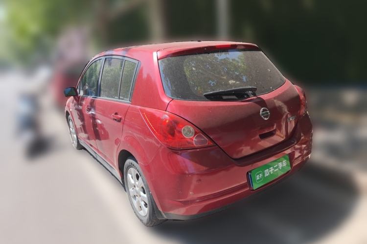 Used Nissan Tiida 2008 1.6L Manual Fashion Model Rear Left 45 Deg
