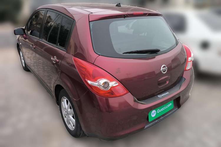 Used Nissan Tiida 2008 1.6L Automatic Tech Model Rear Left 45 Deg