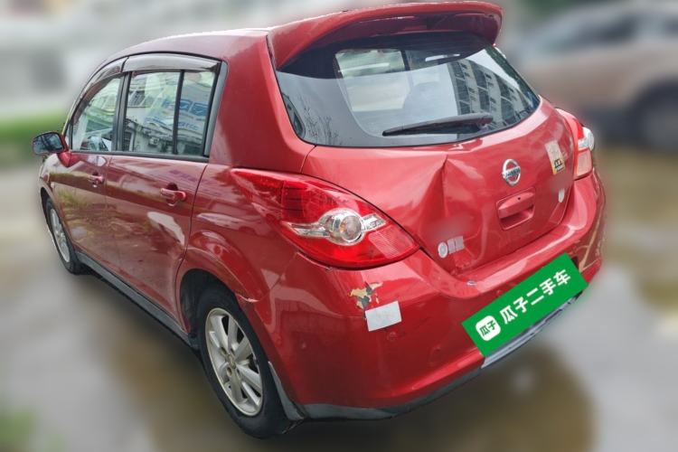 Used Nissan Tiida 2008 1.6L Automatic Smart Version Rear Left 45 Deg