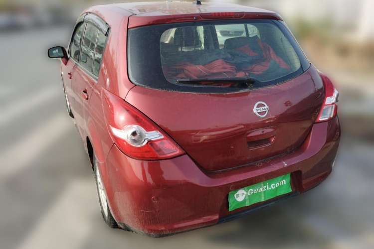 Used Nissan Tiida 2008 1.6L Automatic Smart Version Rear Left 45 Deg