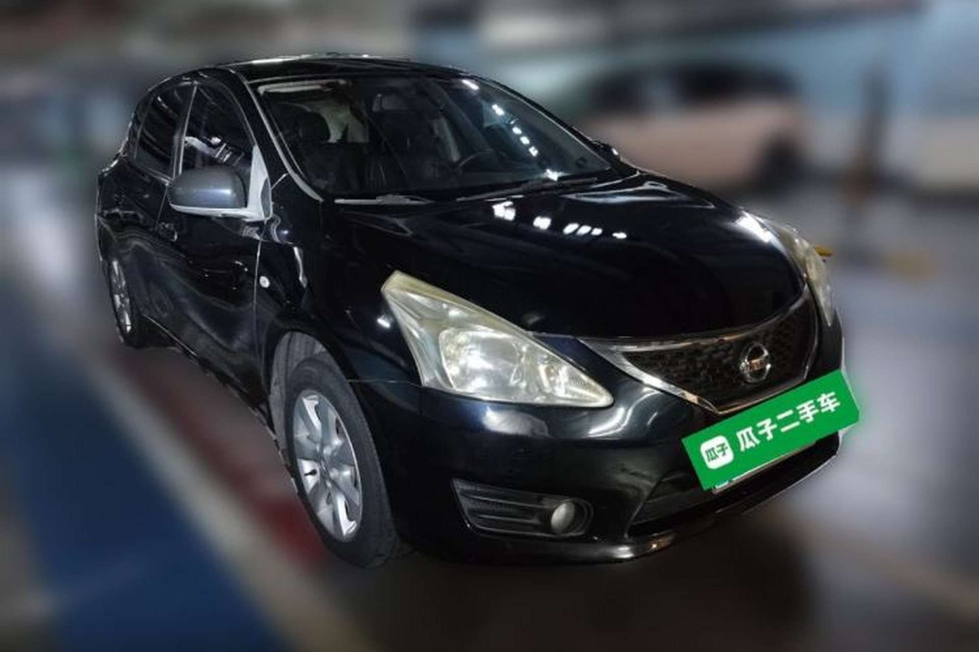 Tiida Front Подержанный Nissan Tiida 2011 1.6L Black 142600km AT 5 Seats на продажу ...