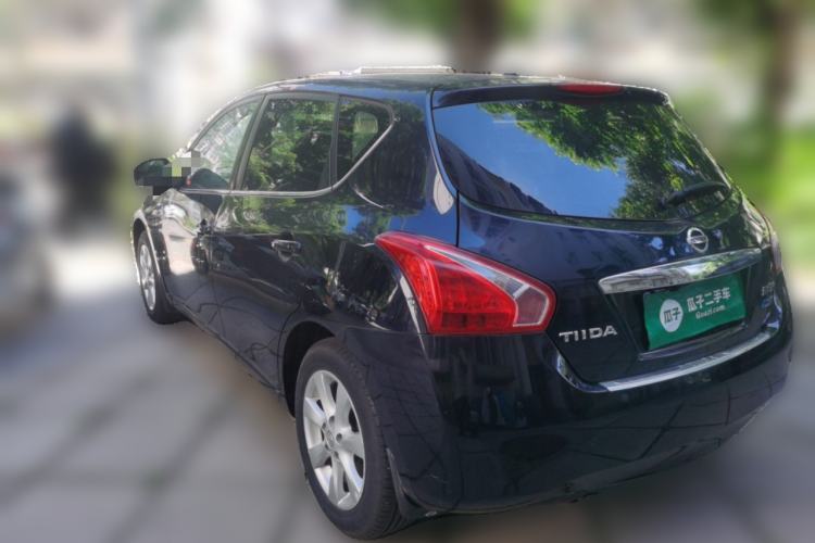 Used Nissan Tiida 2011 1.6L CVT Smart Version Rear Left 45 Deg