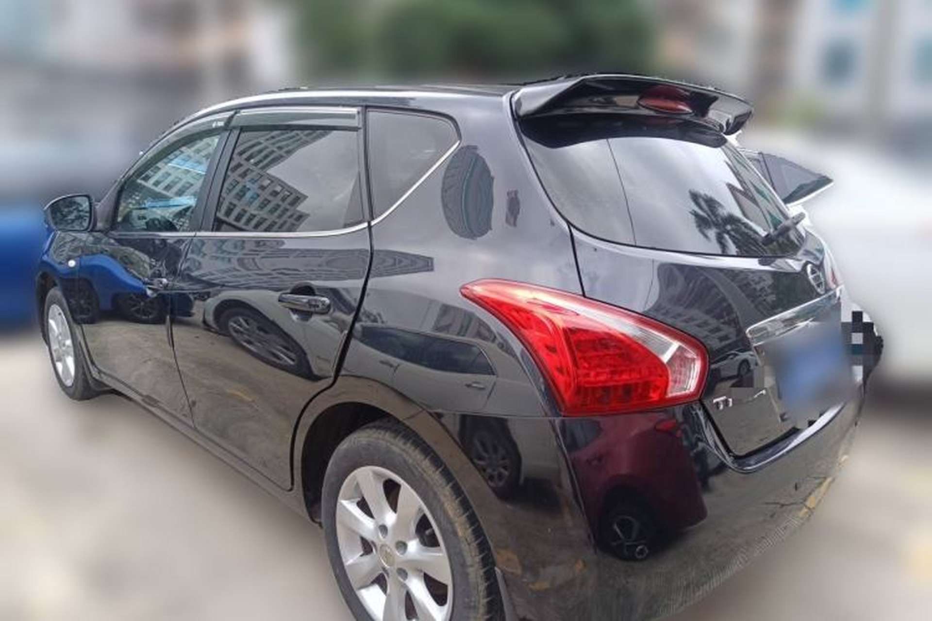 Used Nissan Tiida 2011 1.6L CVT Smart Version Rear Left 45 Deg