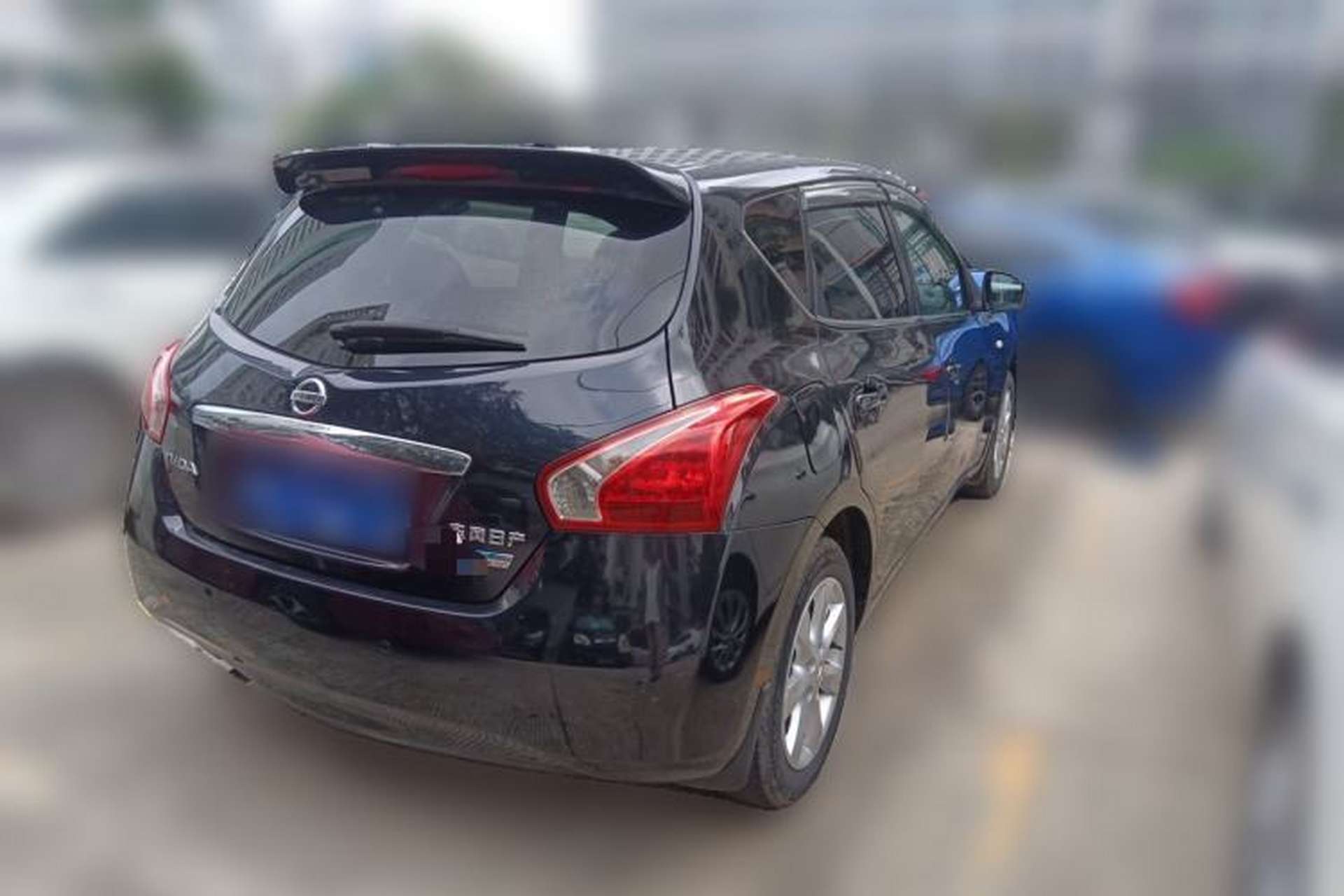 Used Nissan Tiida 2011 1.6L CVT Smart Version Rear Right 45 Deg