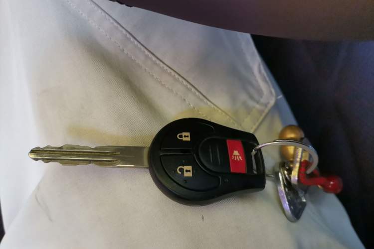Used Nissan Tiida 2011 1.6L CVT Comfort Model Vehicle Key