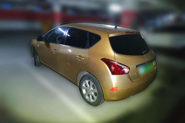 Used Nissan Tiida 2011 1.6L CVT Smart Version Rear Left 45 Deg