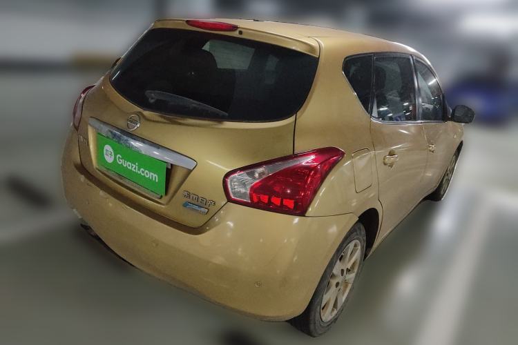 Used Nissan Tiida 2011 1.6L CVT Smart Version Rear Right 45 Deg
