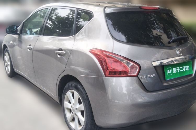 Used Nissan Tiida 2011 1.6L CVT Smart Version Rear Left 45 Deg