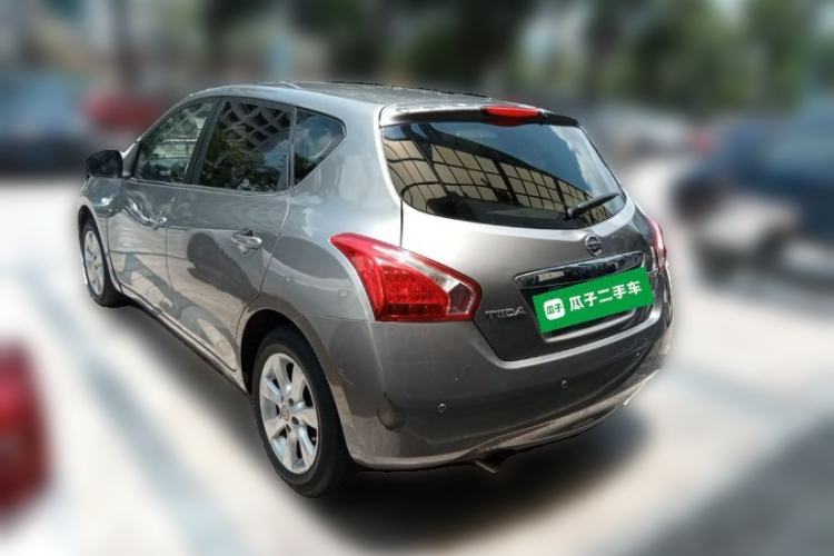 Used Nissan Tiida 2011 1.6L CVT Smart Version Rear Left 45 Deg