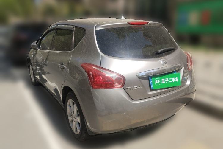 Used Nissan Tiida 2011 1.6L CVT Smart Version Rear Left 45 Deg