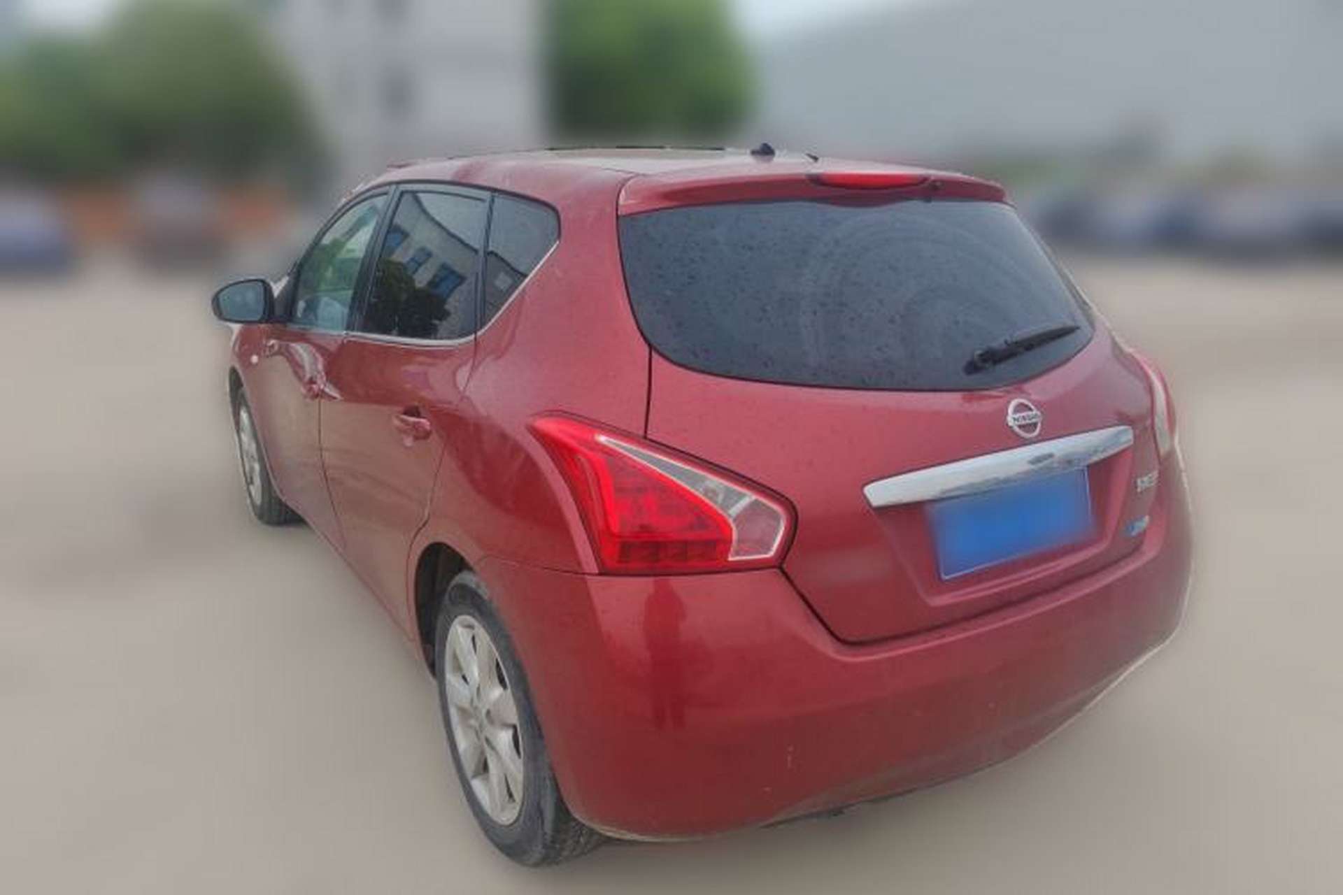 Used Nissan Tiida 2011 1.6L CVT Smart Version Rear Left 45 Deg