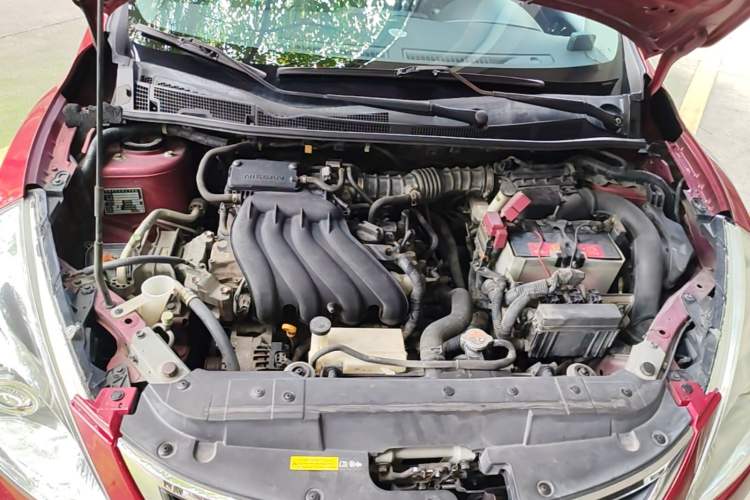 Used Nissan Tiida 2011 1.6L CVT Comfort Model Engine Bay