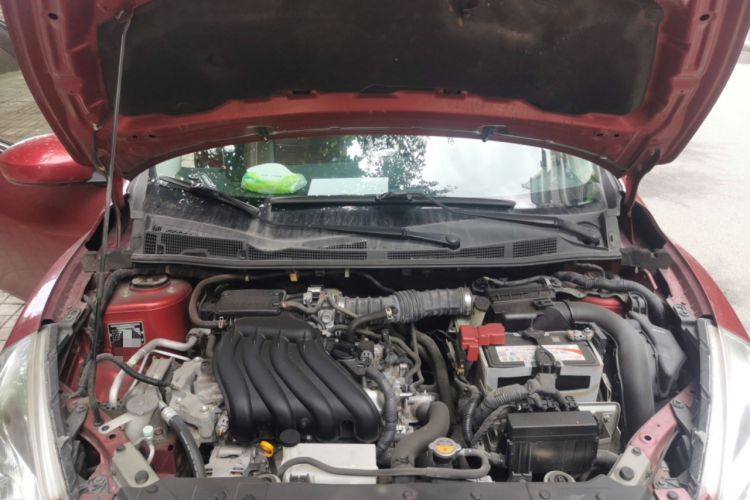 Used Nissan Tiida 2011 1.6L CVT Comfort Model Engine Bay