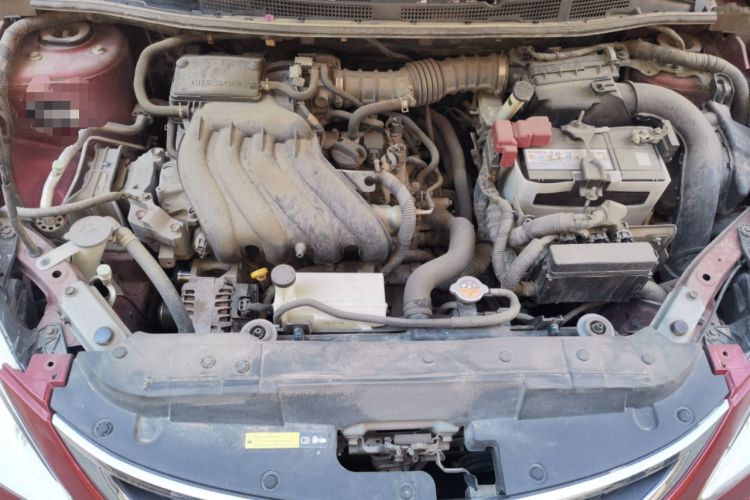 Used Nissan Tiida 2011 1.6L CVT Comfort Model Engine Bay
