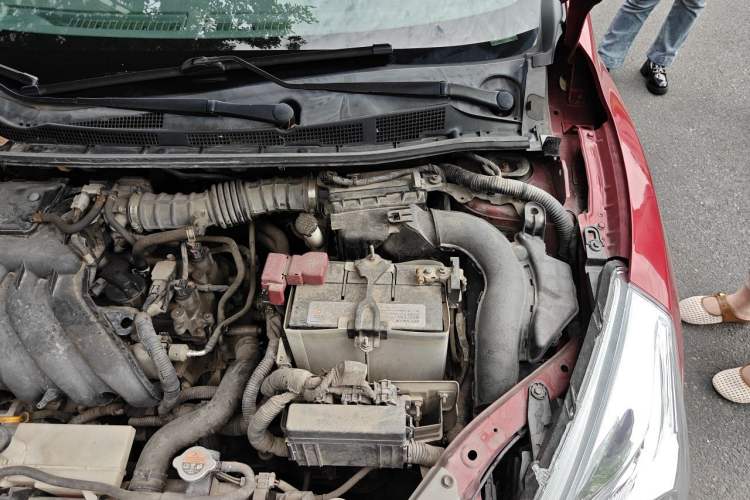 Used Nissan Tiida 2011 1.6L CVT Comfort Model Engine Bay Left