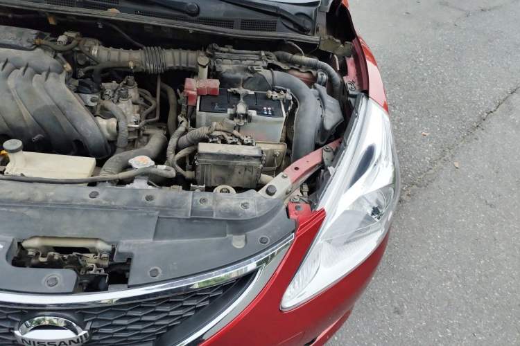 Used Nissan Tiida 2011 1.6L CVT Comfort Model Engine Bay Left