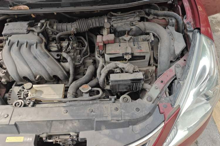 Used Nissan Tiida 2011 1.6L CVT Comfort Model Engine Bay Left