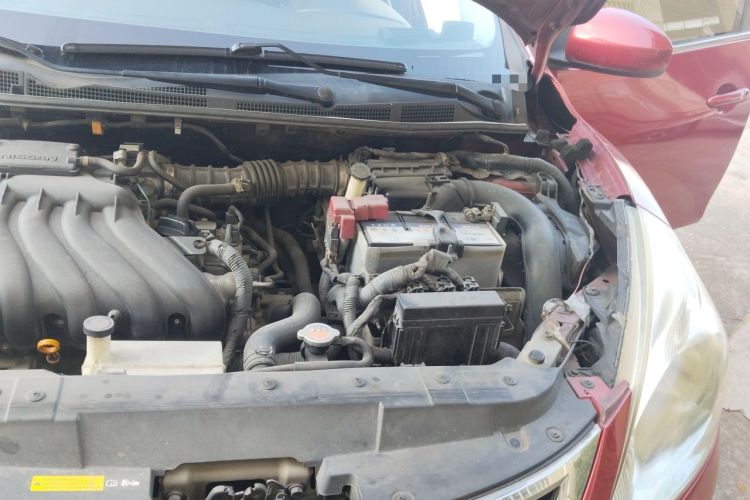 Used Nissan Tiida 2011 1.6L CVT Comfort Model Engine Bay Left